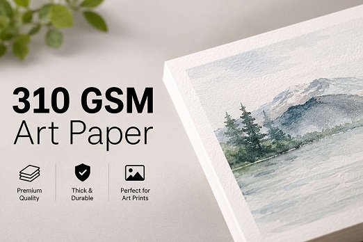 What Is 310 GSM Art Paper? 300 GSM vs 310 GSM Paper Explained Before Printing